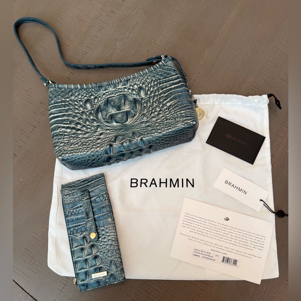 Brahmin Crocodile Embossed Women's Bag